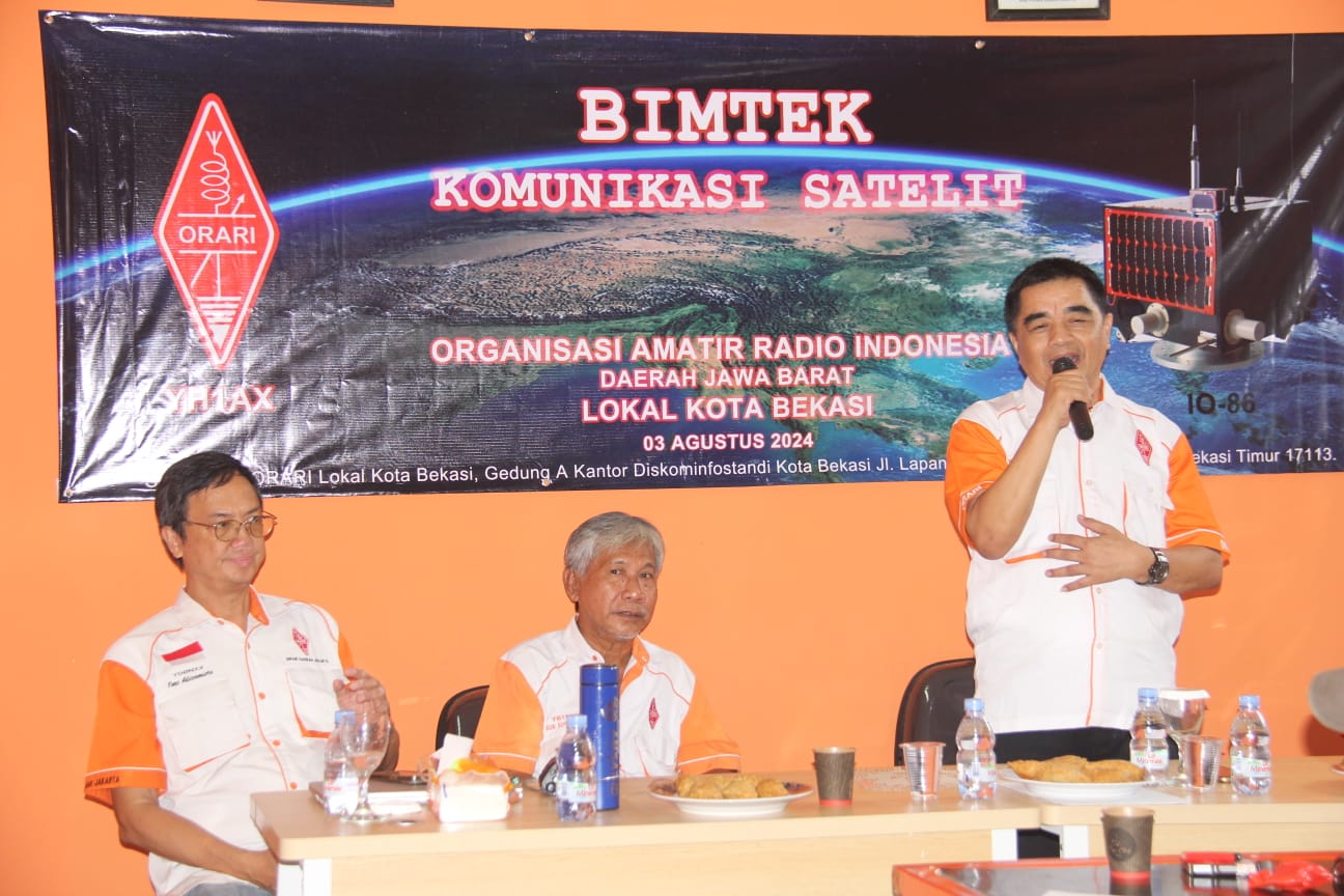 Bimbingan Teknis Komunikasi Satelit Oleh ORARI Lokal Kota Bekasi