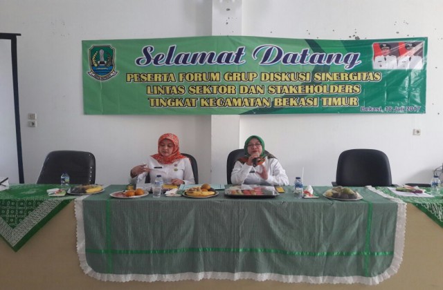 Forum Group Discussion Sinergitas Lintas Sektor Tingkat Kecamatan Bekasi Timur