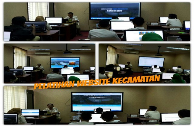 Pelatihan Bagi Admin Website 12 Kecamatan Kota Bekasi