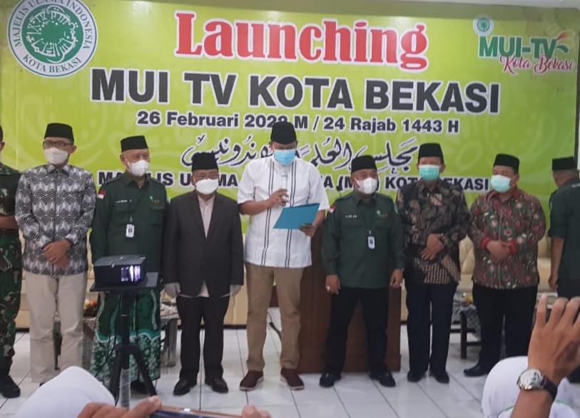 Plt Wali Kota Bekasi Hadiri Peresmian Peluncuran MUI TV Kota Bekasi