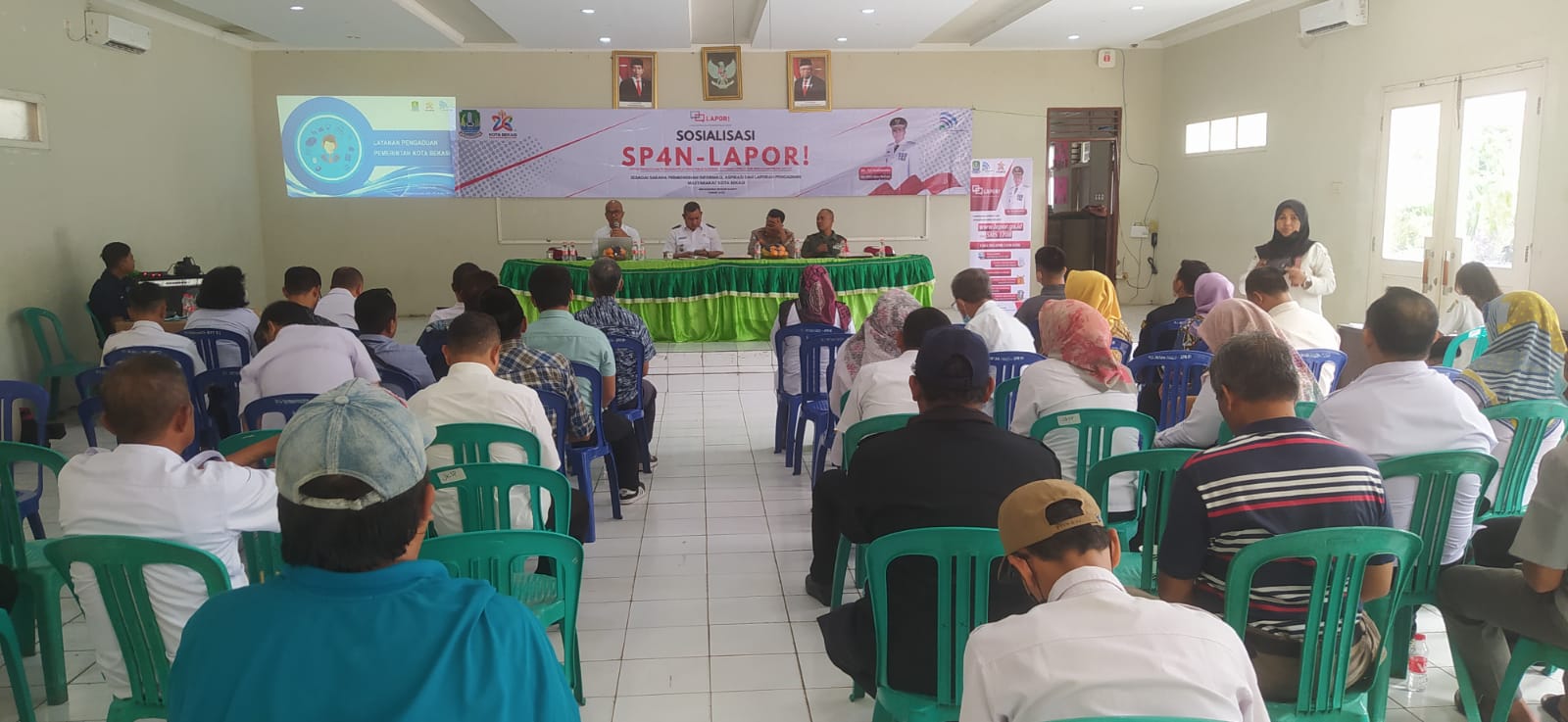 Diskominfostandi Kota Bekasi Gelar Sosialisasi SP4N-LAPOR di Kecamatan Bekasi Barat