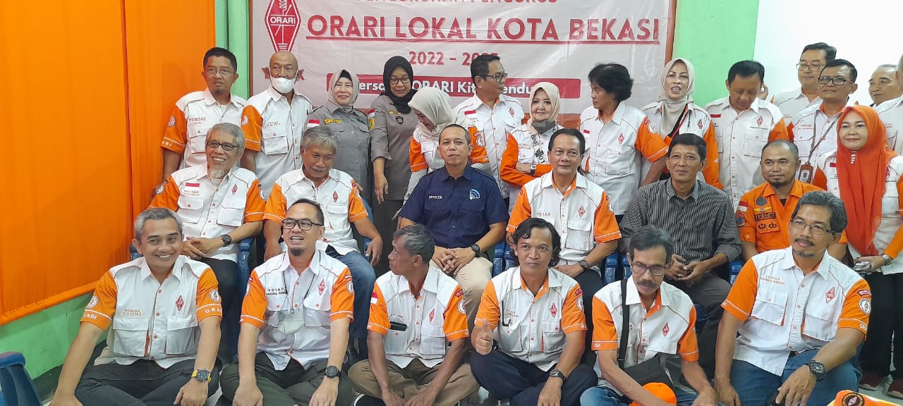 Kadis Kominfostandi Hadiri Pengukuhan Pengurus ORARI Lokal Kota Bekasi