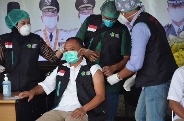 Pencanangan Vaksinasi Covid-19 Tingkat Kota Bekasi