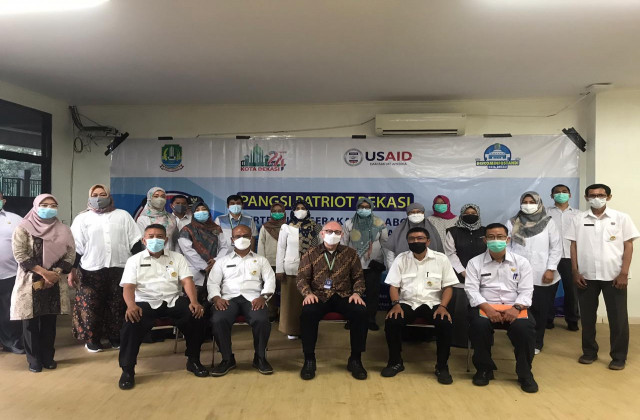 Pertemuan Gerakan Kolaborasi Pembangunan Terintegrasi Air Minum dan Sanitasi di Kota Bekasi