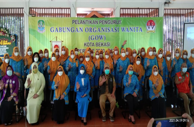 Pelantikan Pengurus Gabungan Organisasi Wanita Kota Bekasi Periode 2020 - 2025