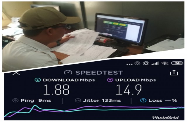 Monitoring Jaringan Internet Diskominfo untuk Verifikasi KK PPDB Online 2019 Kecamatan Pondok Melati