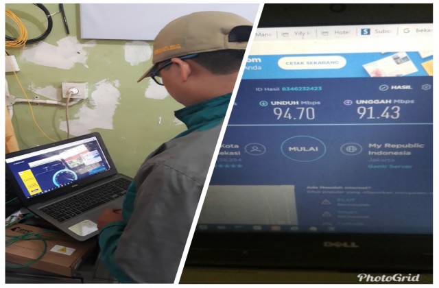 Monitoring Jaringan Internet Diskominfo untuk PPDB Online 2019 di SMP Negeri 20 Kota Bekasi