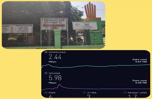 Pengecekan dan Uji Konektivitas Internet Wifi Bekasikotapatriot di Kelurahan Jatikramat