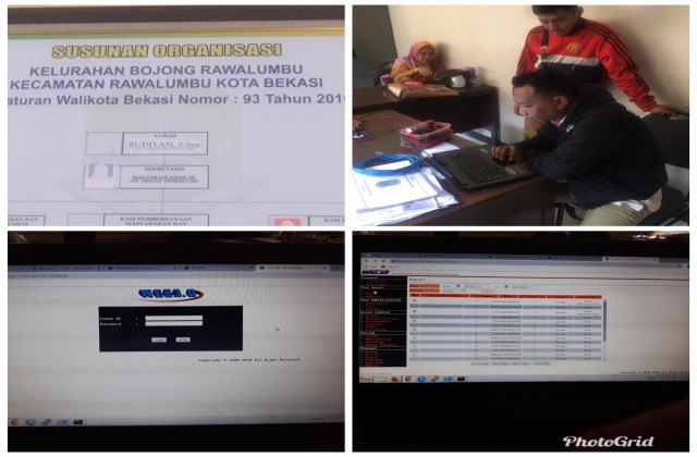 Setting Jaringan internet untuk fingerprint Kelurahan Bojong Rawalumbu