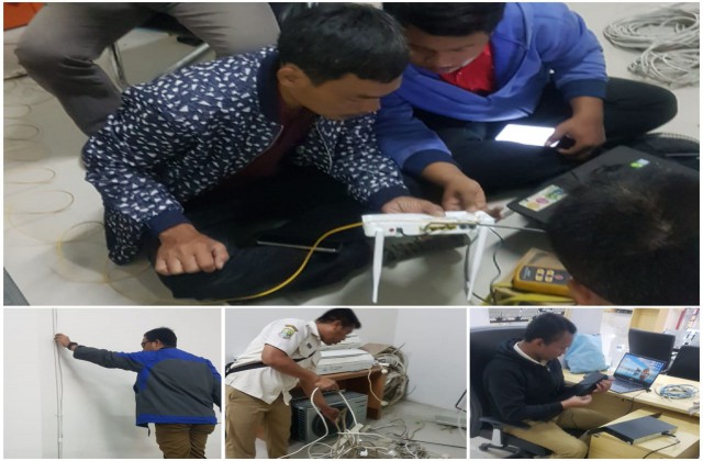 Penyediaan dan Penarikan Kabel Jaringan Internet untuk Pelayanan MPP Bekasi Trade Center