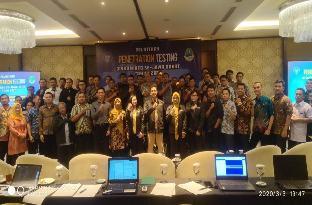 Pelatihan Penetration Testing Diskominfo Se-Jawa Barat Tahun 2020