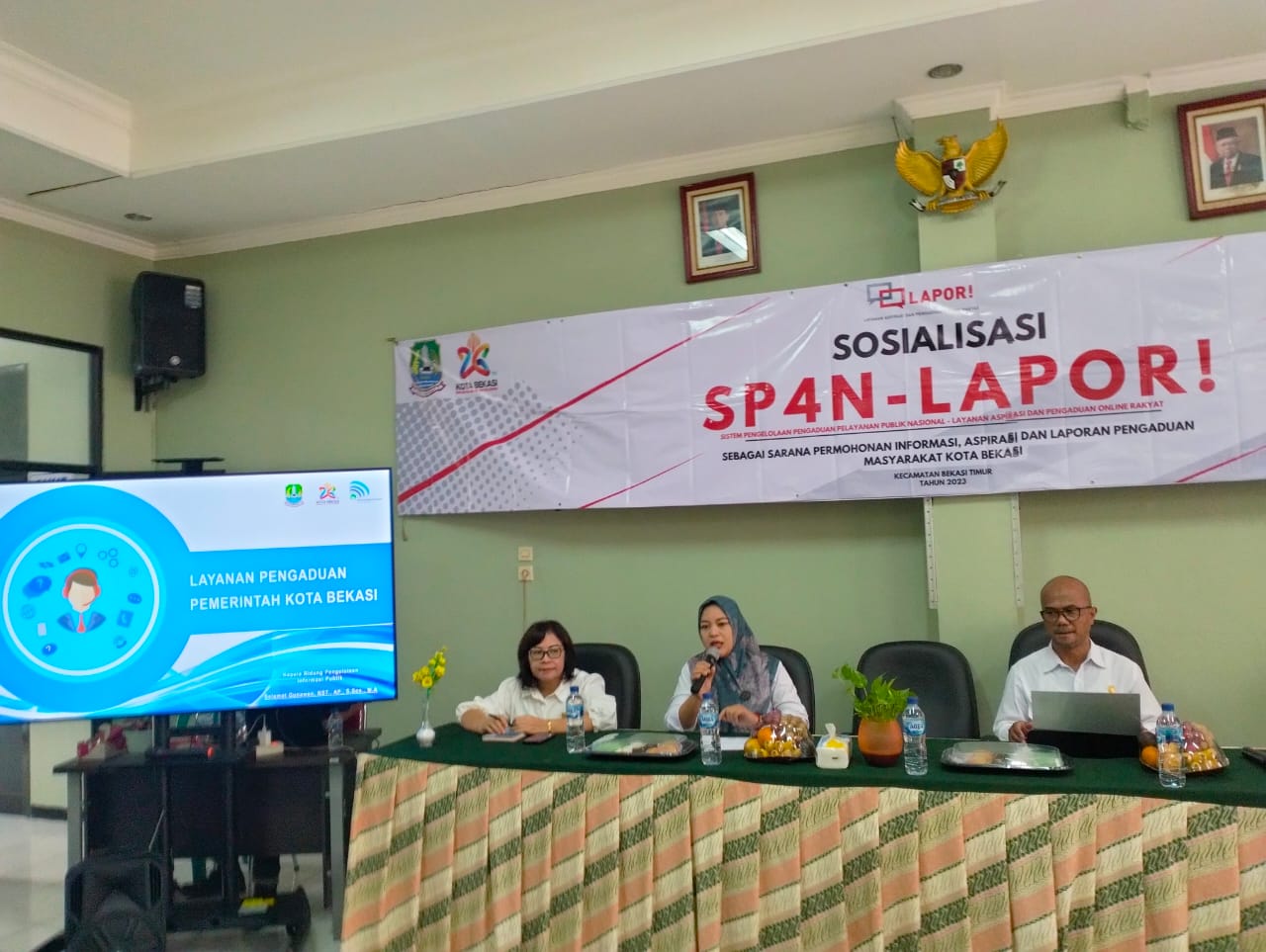 Roadshow Sosialisasi SP4N-LAPOR Berlanjut di Kecamatan Bekasi Timur